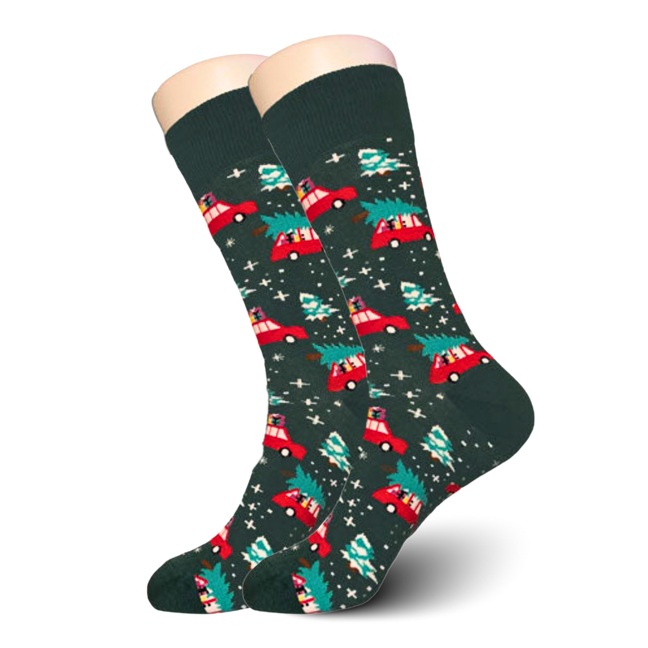 Christmas Tree Car Socks