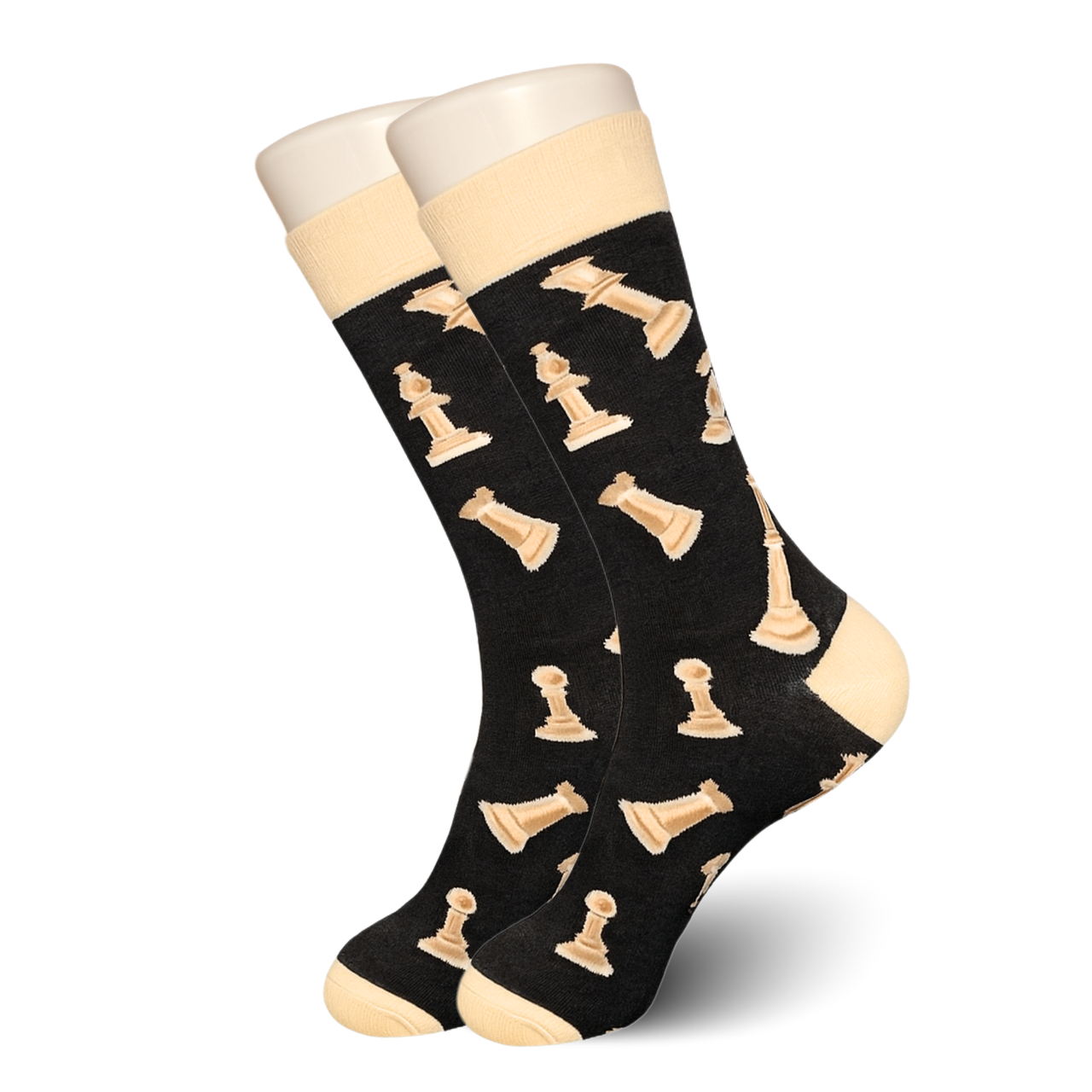 Black Chess Socks
