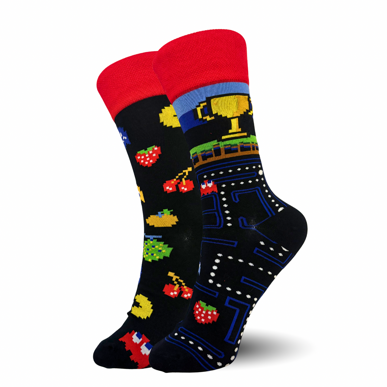 Mismatched Pacman Socks