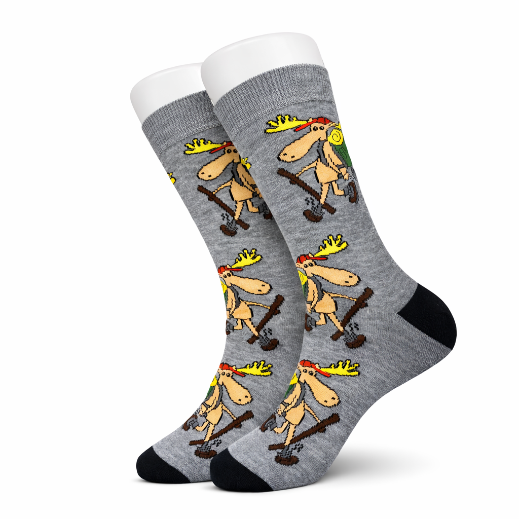 Grey Moose Socks
