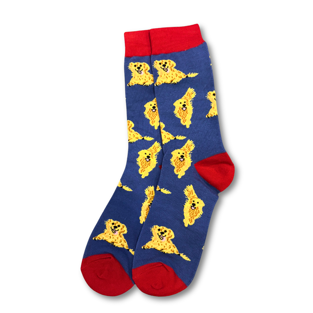 Blue Golden Retriever Socks
