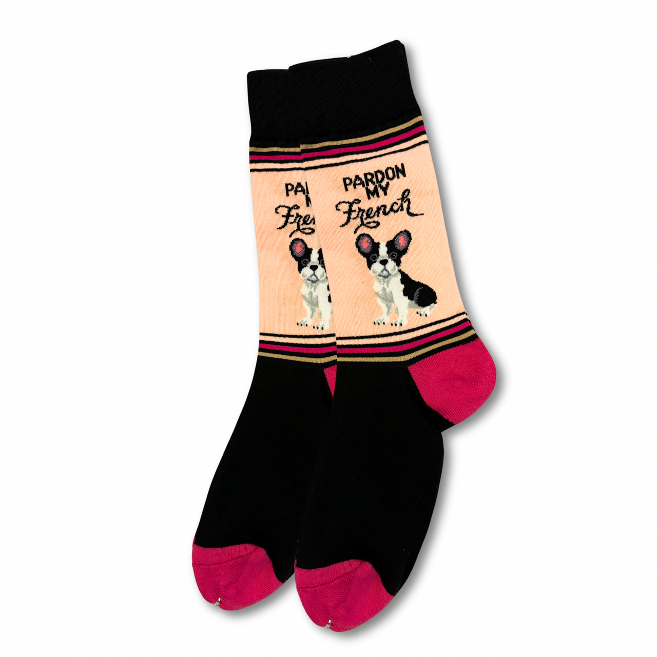 Pardon My French Bulldog Socks