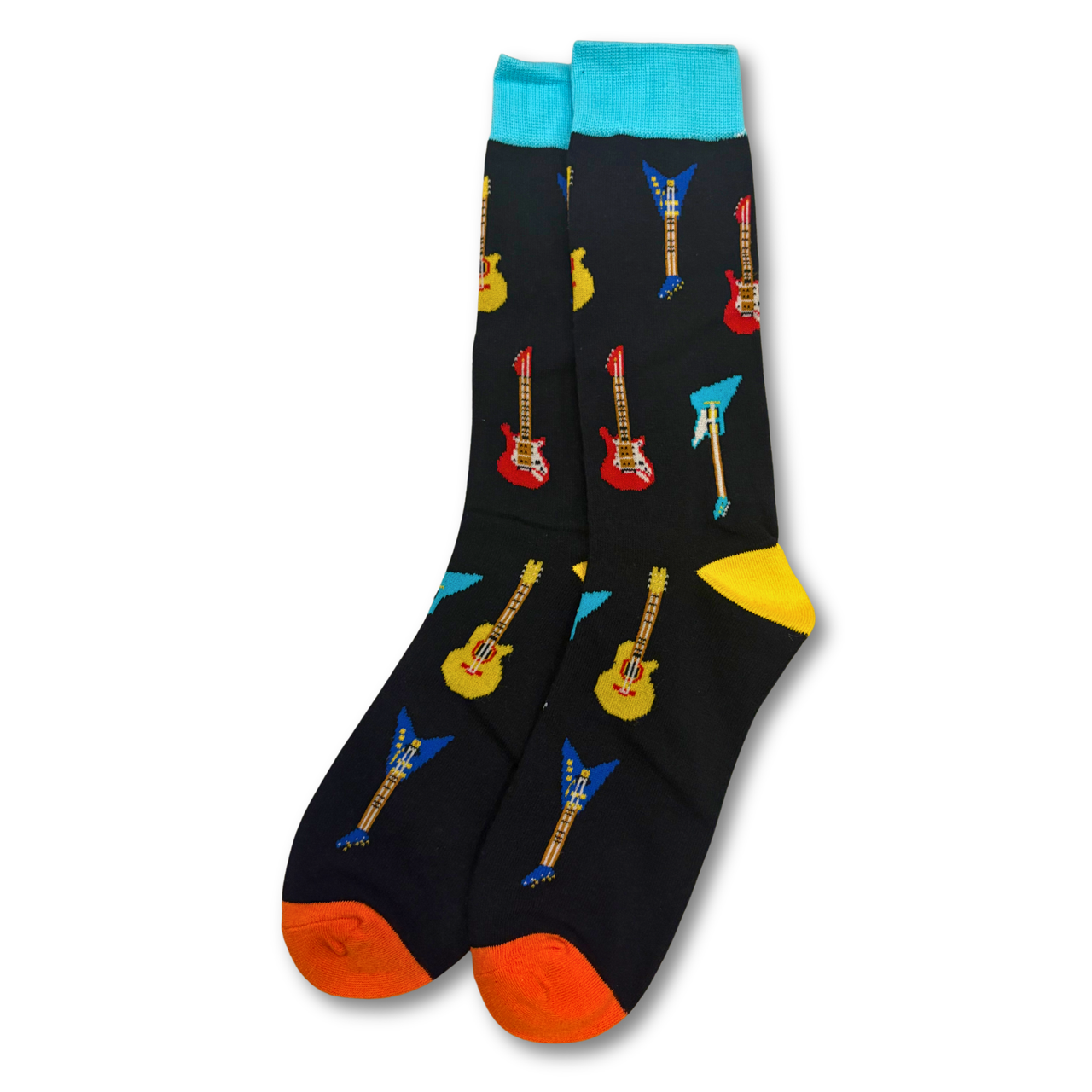 Blue Electric Guitar Socks