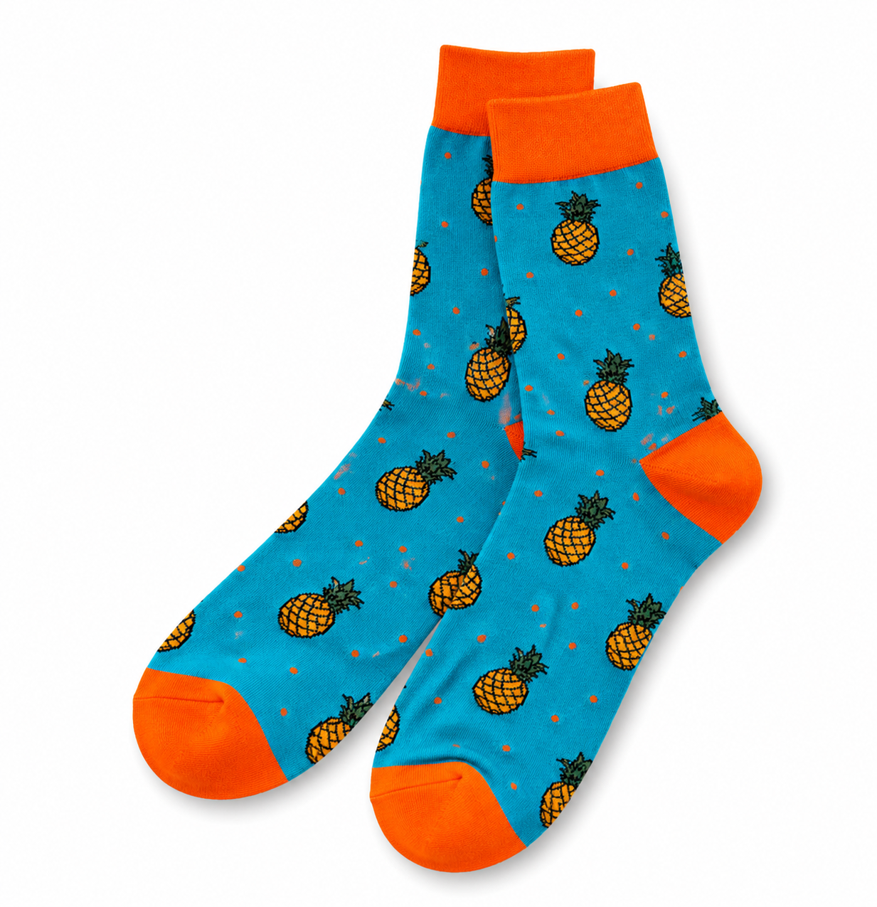 Blue Pineapple Socks