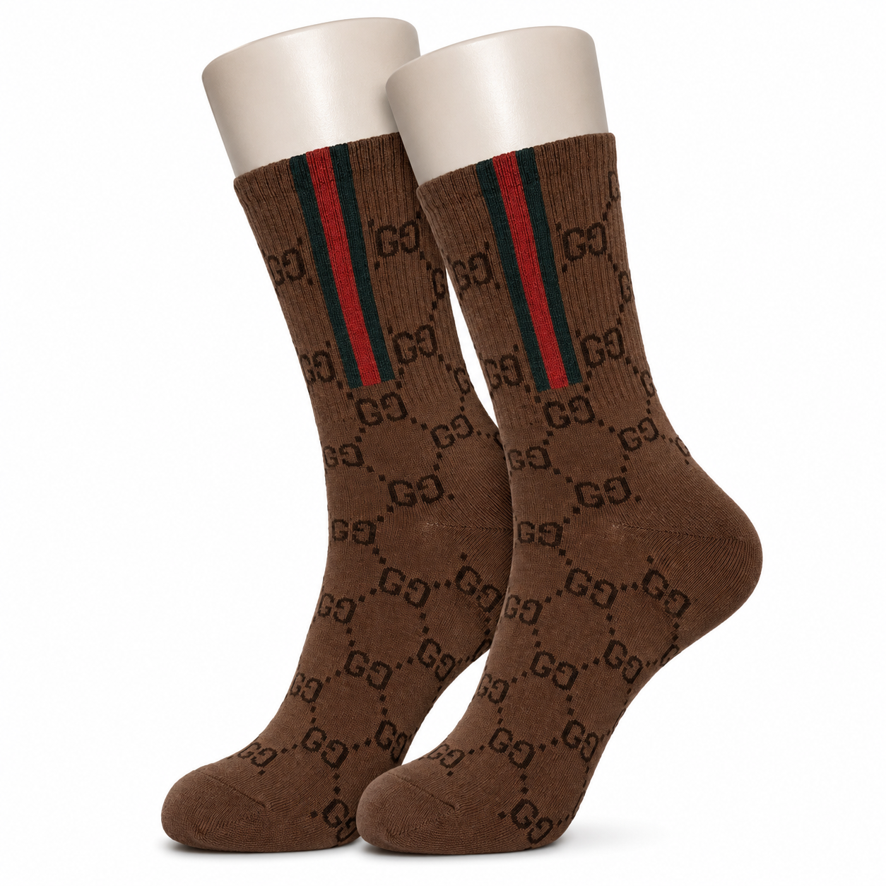 Brown Designer Socks