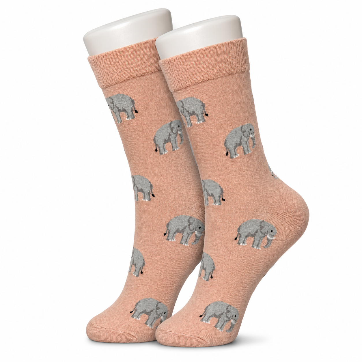 Pink Elephant Socks