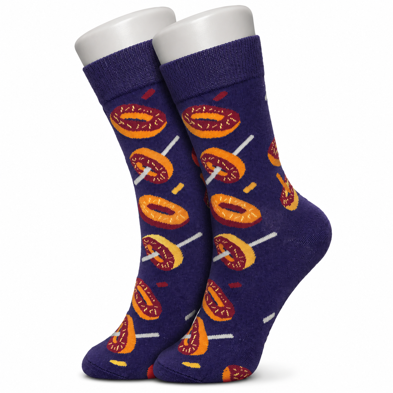 Purple Donut Socks
