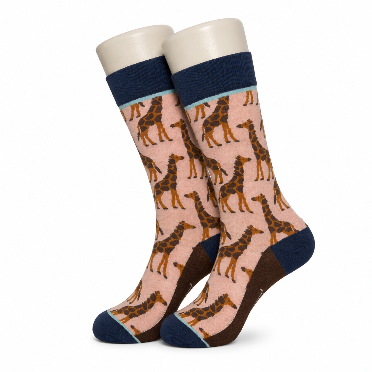 Pink Giraffe Socks