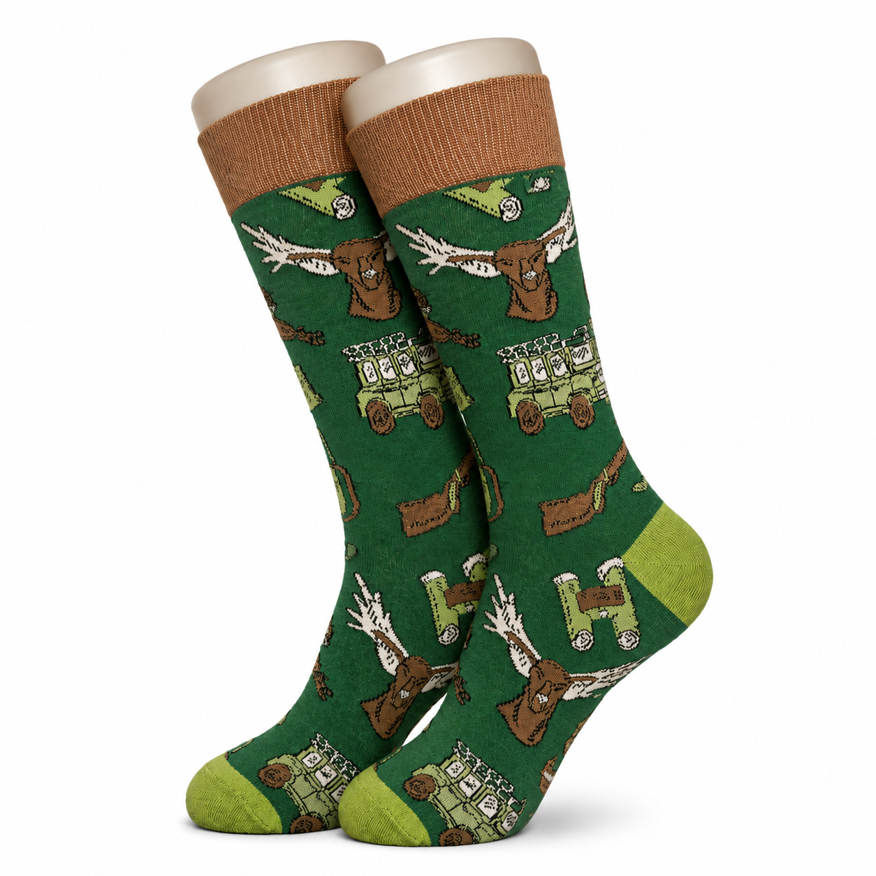 Green Hunting Socks