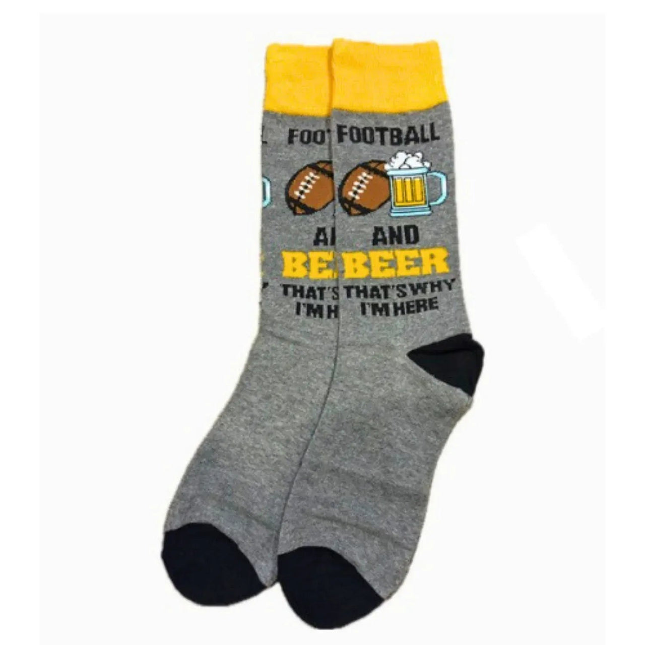Football and Beer Socks