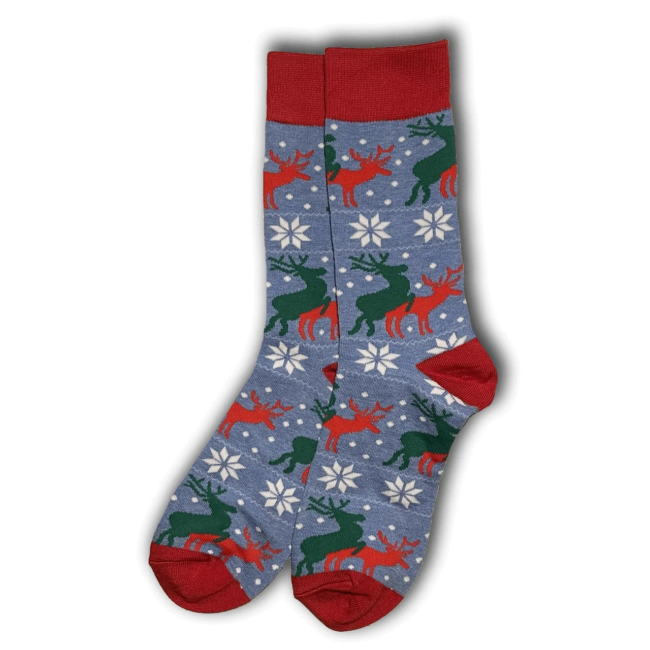 Blue Reindeer Socks