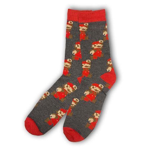 Grey Mario Socks