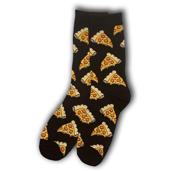 Black Pizza Socks