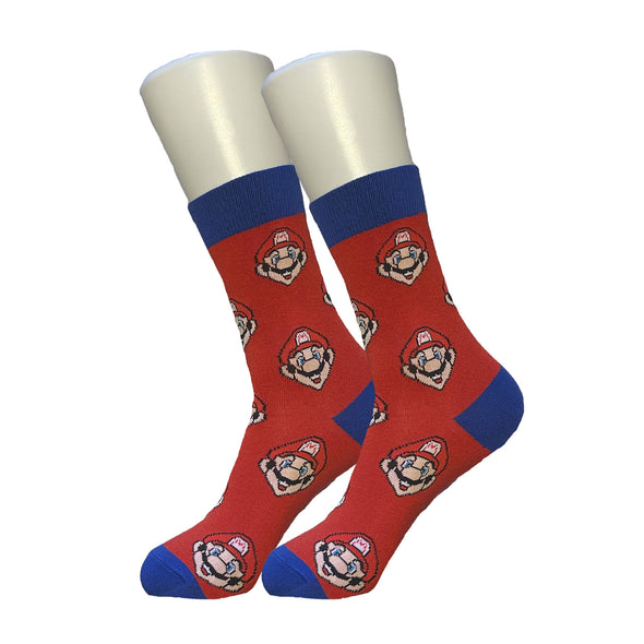 Red Super Mario Socks