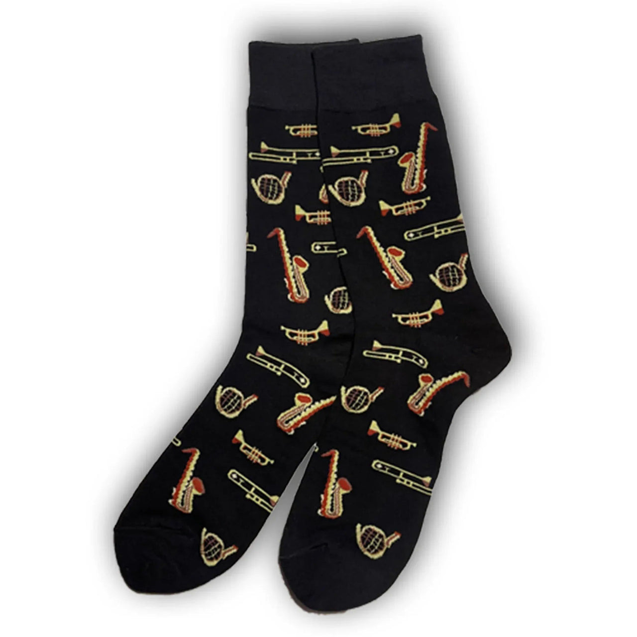 Black Trumpet Music Socks