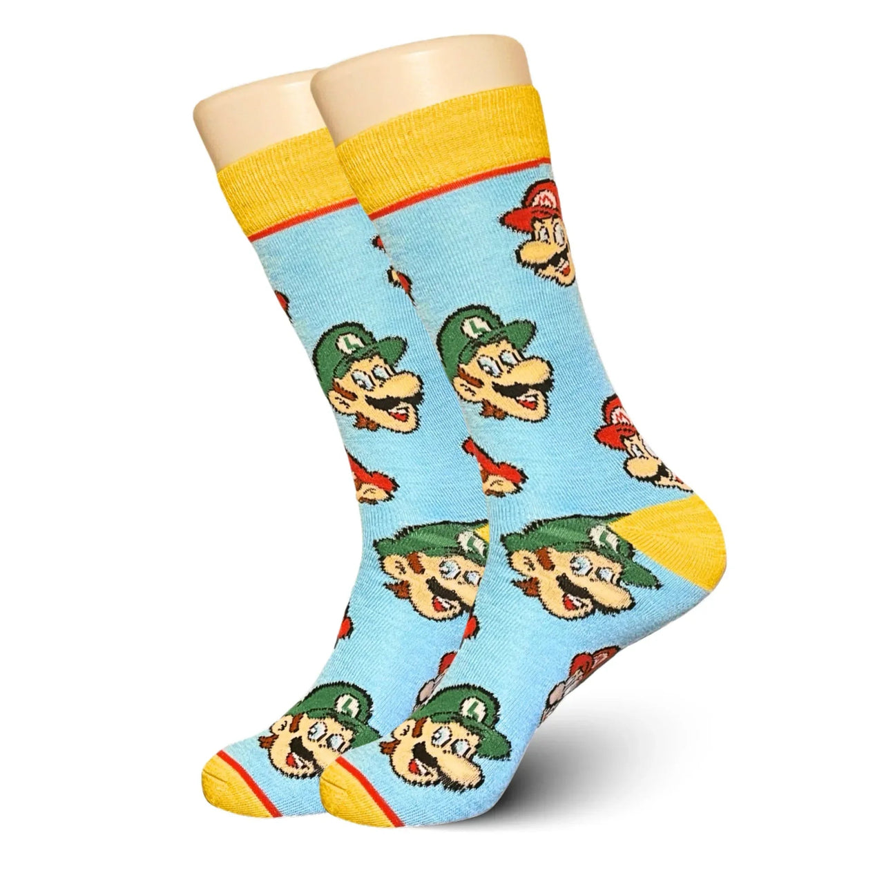 Blue Mario Socks