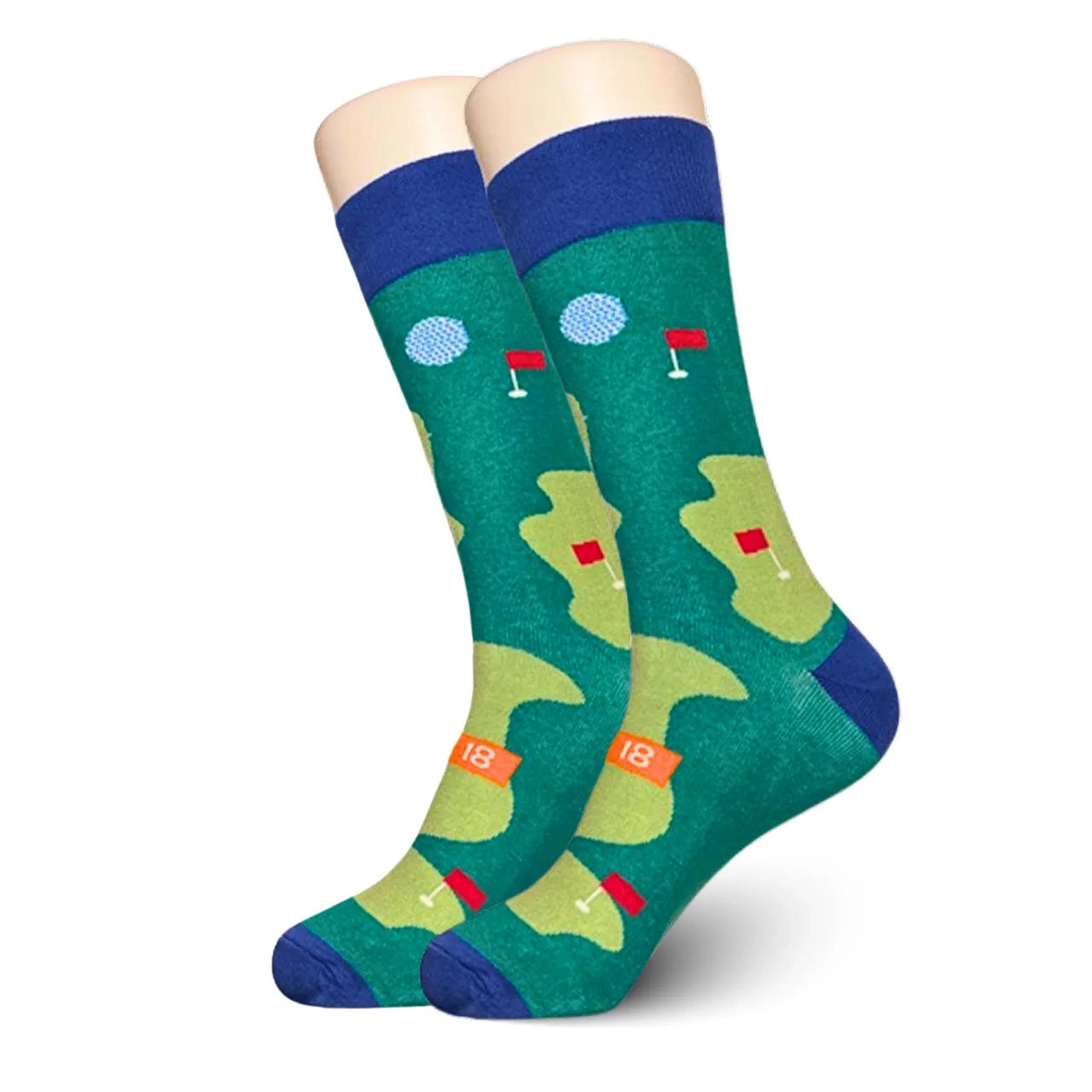 Green Golf Socks