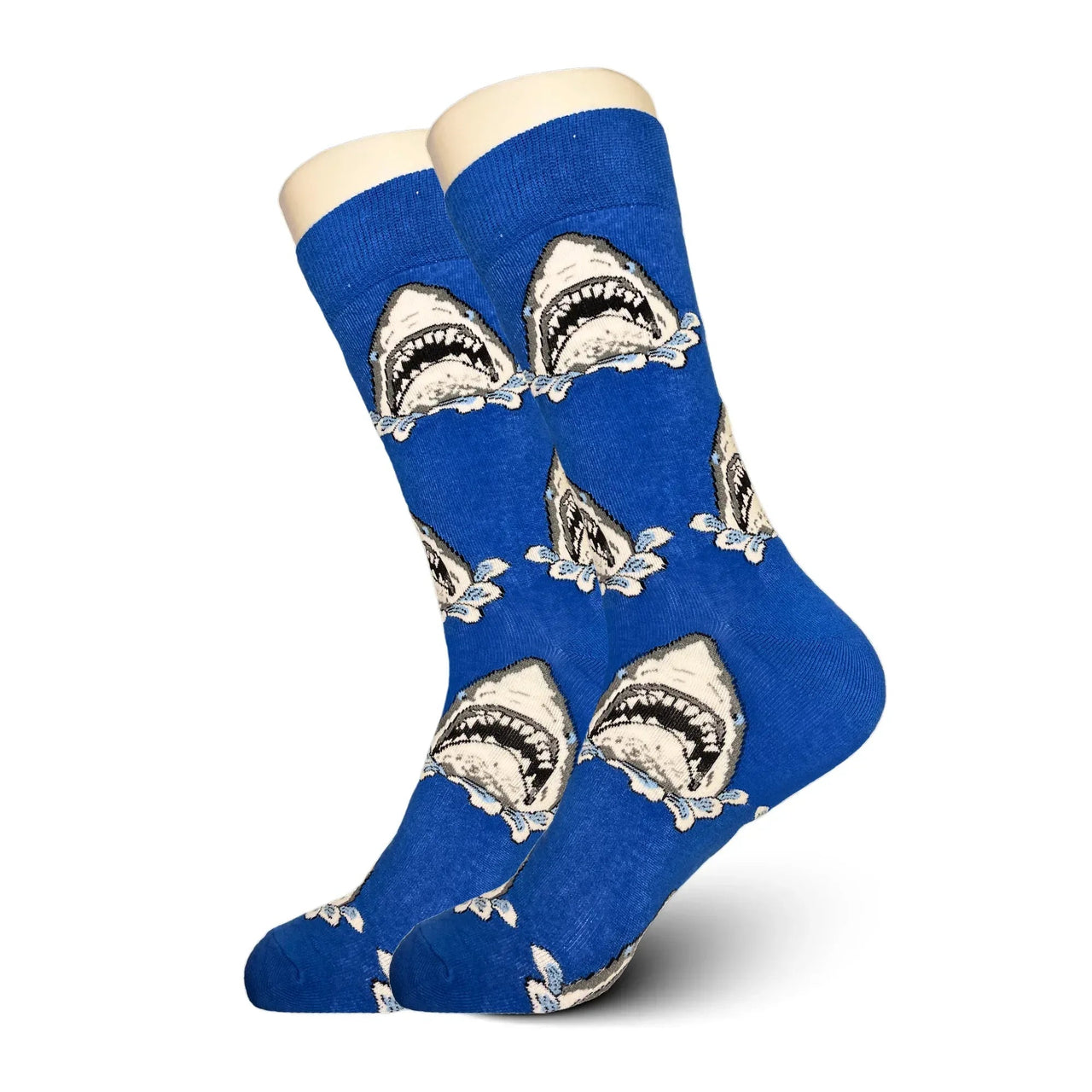 Blue Shark Socks