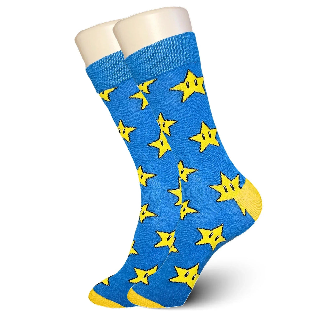 Blue Shining Star Socks