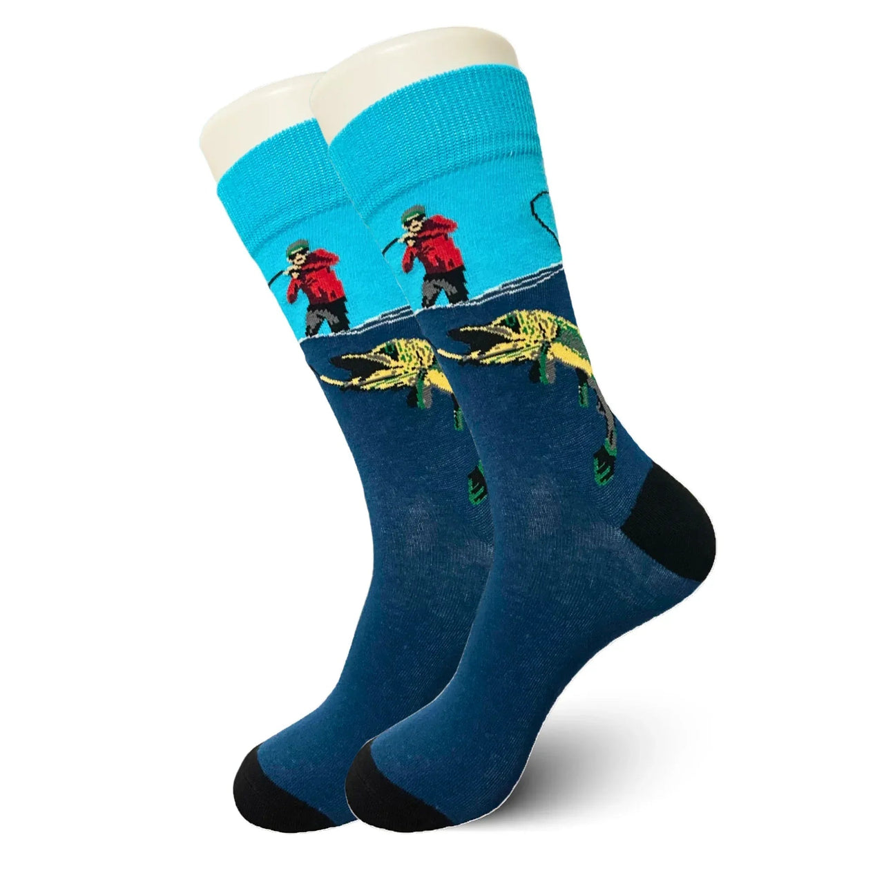 Blue Fishing Socks