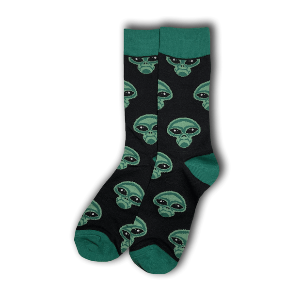 Green Alien Socks