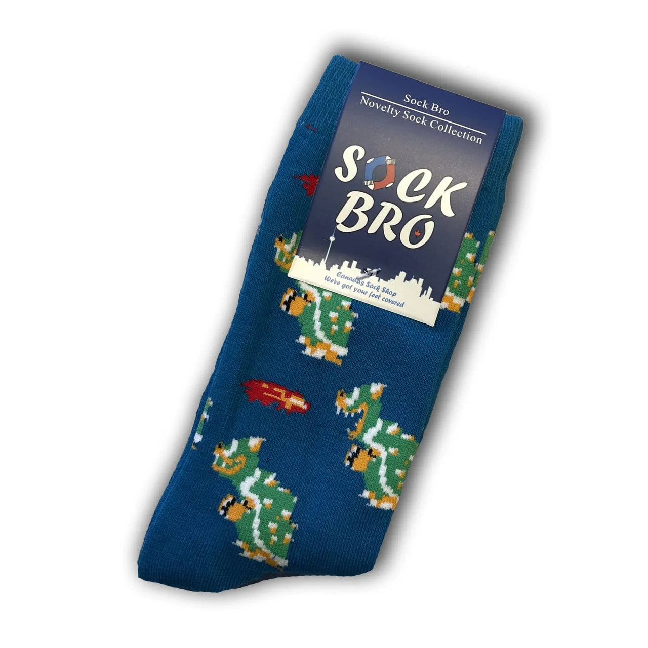 Blue Bowser Socks