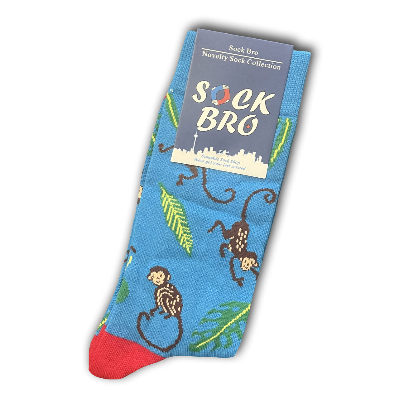 Blue Monkey Socks