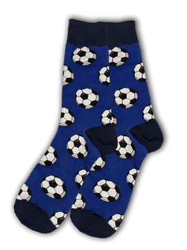 Blue Soccer Ball Socks