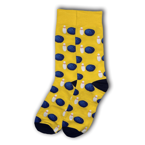 Yellow Bowling Socks