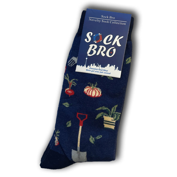 Blue Gardener Socks