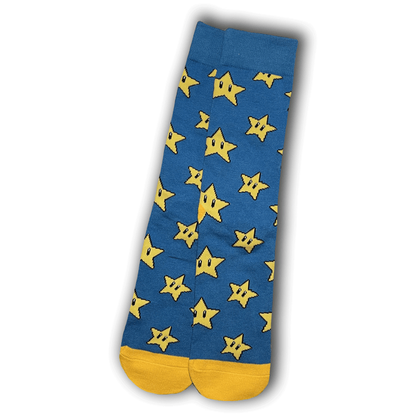 Blue Shining Star Socks