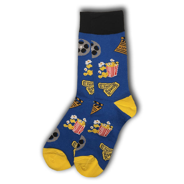 Blue Movie Socks