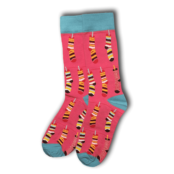 Pink Crazy Sock Socks