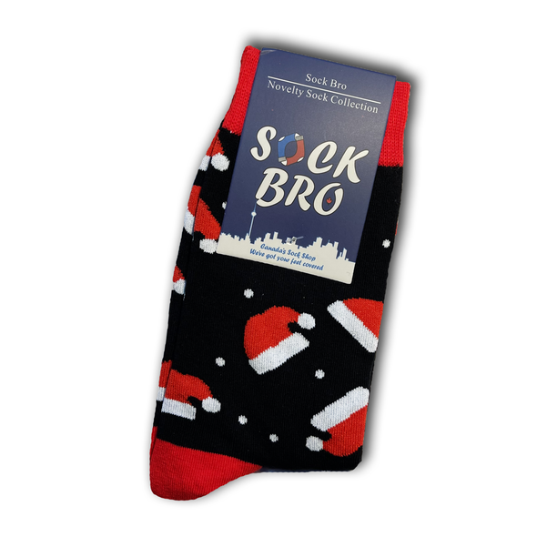 Black Santa Hat Socks