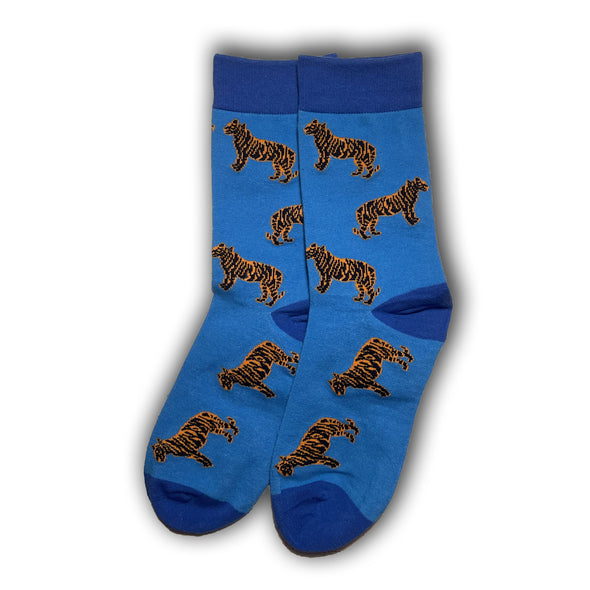 Blue Tiger Socks
