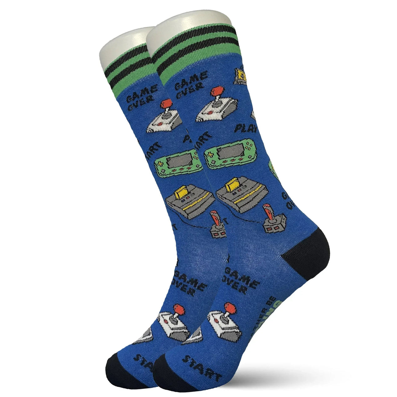 Blue Video Game Socks