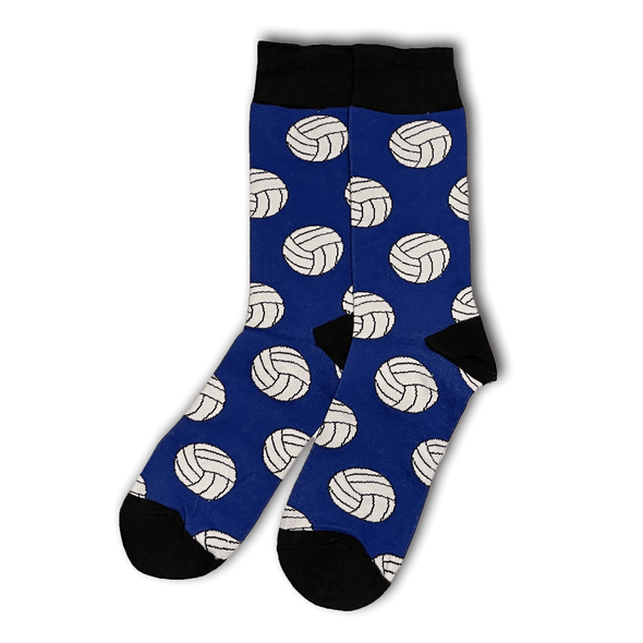 Blue Volleyball Socks