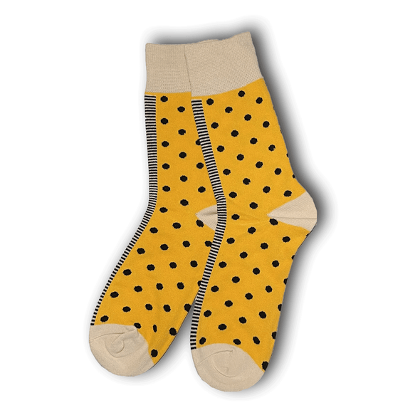 Yellow Polka dot Socks