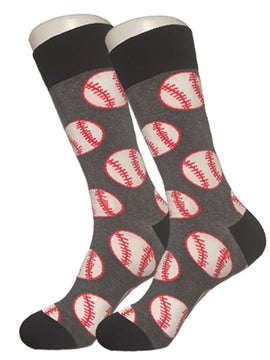 Grey Baseball Socks