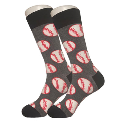 Grey Baseball Socks - Sock Bro 