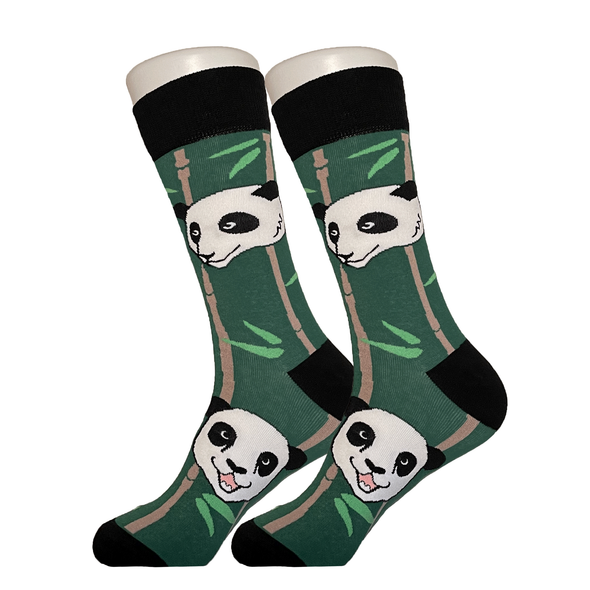 Green Panda Socks - Sock Bro 