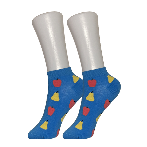 Apple and Pear Ankle Socks - Sock Bro 