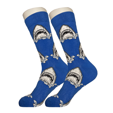 Blue Shark Socks - Sock Bro 