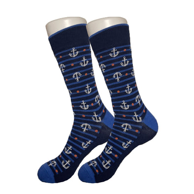 Blue Anchor Socks