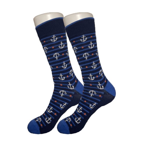Blue Anchor Socks