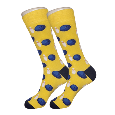 Yellow Bowling Socks