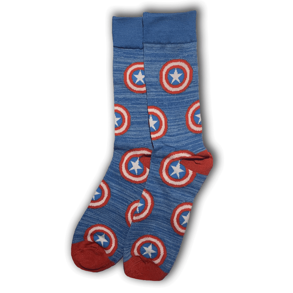 Superhero Shield Socks