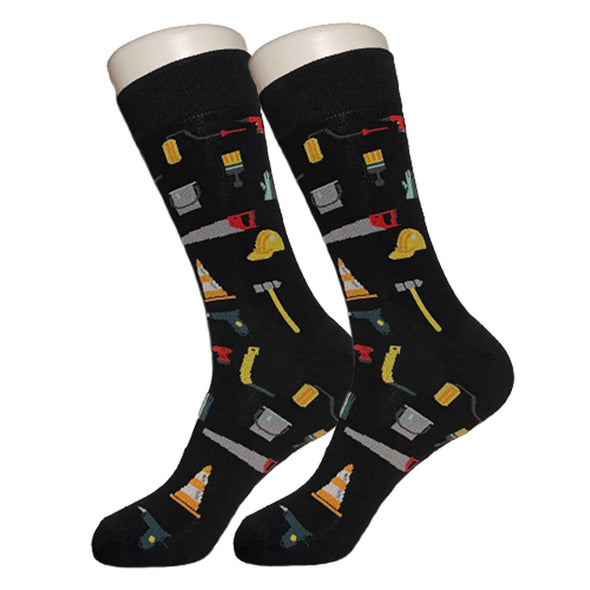 Black Construction Socks - Sock Bro 