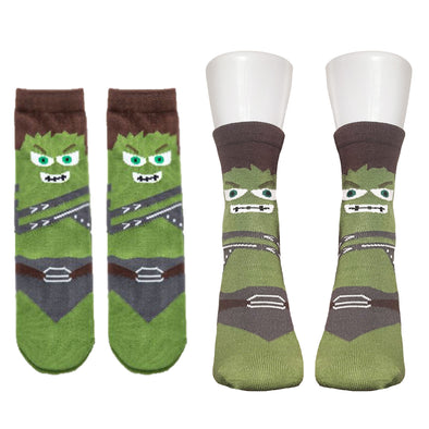 Green Superhero Socks