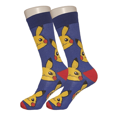 Blue Pikachu Socks